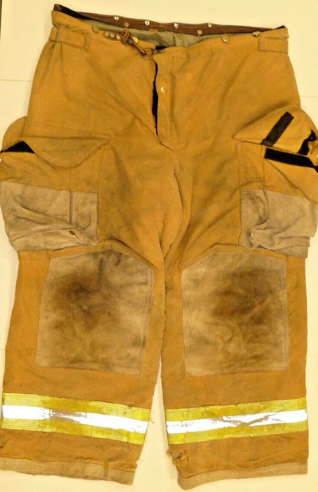 40R 40×28 Brown Janesville Lion Firefighter Turnout Bunker Pants with Liner P825