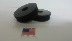 Rubber Spacer Anti-vibration 1/2 THK X 2″ OD X1/2 ID MADE IN THE USA 4 pack