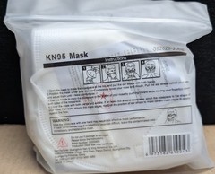 Box of 14 (10 Pack) KN95 Face Mask White GB2626-2006 5-Layer Filtration Mask