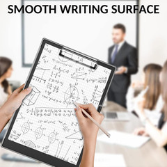 Clipboard with Storage,Plastic Clip Boards 8.5X11 with Storage, Black | Dual Sto