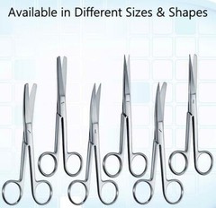 Medical Surgical Operating Dissecting Straight & Curved Dressing Scissors