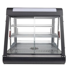 3 Tier 26″ Commercial Food Warm Display Countertop Hamburger Pizza Case Catering
