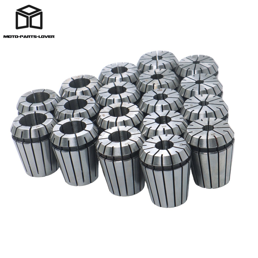 ER32 Collet Set 18 Pack Precision .0002″ TIR 7/32 3/4 Inch 1/32