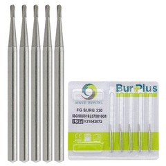 Prima Wave Dental Carbide Burs High Speed FG 19mm / Surgical FGOS FG SL 557 25mm