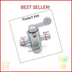 Acxico 1Pcs 5/16′ In-Line Straight Fuel Gas Shut Cut Off Valve Switch 8mm Motorc