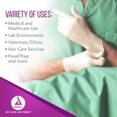 Dynarex Sterile Latex Surgical Gloves Disposable 50 Count Pack of 1