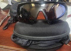 Authentic ESS Crossbow APEL Military Safety Glasses Smoke Lens Tactical W/ Case.