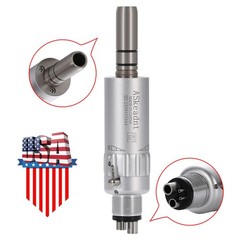 1-10 Dental Slow Low Speed Handpiece Air Motor E-type 4 Holes Micromotor