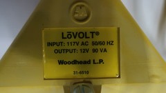 Woodhead 1635-12B Handlamp 90va 117v-ac 12v-dc