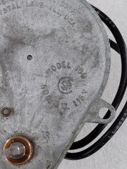 Autotrol 1 RPM Electric Gear Motor Model 100, 115V