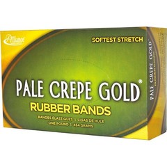 Alliance Pale Crepe Gold Rubber Bands, Size #64 (3-1/2″ x 1/4″), Approx. 445 …