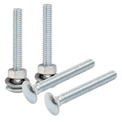 1/4-20 x 2 Inch Carriage Bolt Kit 12 Sets with Nuts Washers | Galvanized Carb…
