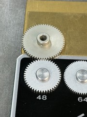 QTY 1 WESTINGHOUSE ALUMINUM SPUR GEAR 48 PITCH 57 TEETH 3/16” BORE 3/32” FACE