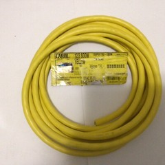 Carol 02642 Super Vu-Tron 12/3C SOOW 105C/600V Supreme Cord / Yellow 10 ft