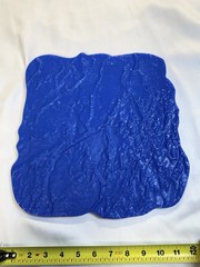 Concrete Mold Texture Stamp 12x12in. Flexible, Blue