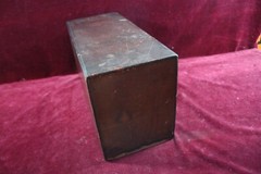 ** ANTIQUE GLOBE WOOD INDEX FILE CABINET TABLETOP RECIPE SCHOOL GENERAL STORE **