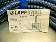 QTY 55′ LAPP KABEL SILVYN-PU Conduit, Sleeving & Cable Carrier Systems 10 x 14mm