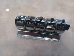 Enm M4505 Counter,Hand Tally,5 Gang,4 Digits