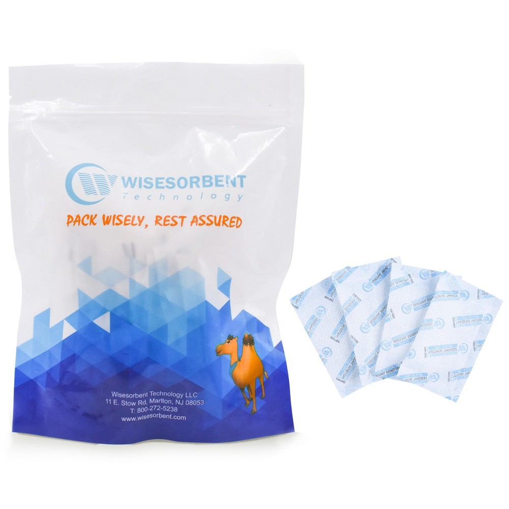 250pcs 10 Gram Silica Gel Packs, Verna Non-Woven Packed White Silica Gel Packets
