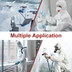 Hazmat Suit Disposable Coverall | Heavy Duty Full Body Paint Coverall & Suit In