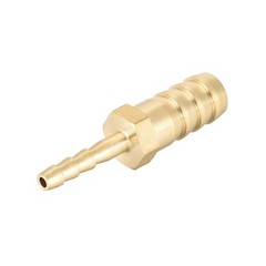 10mm to 4mm Hose Barb Brass Reducer ID Hose Fitting Straight Connector Coupler