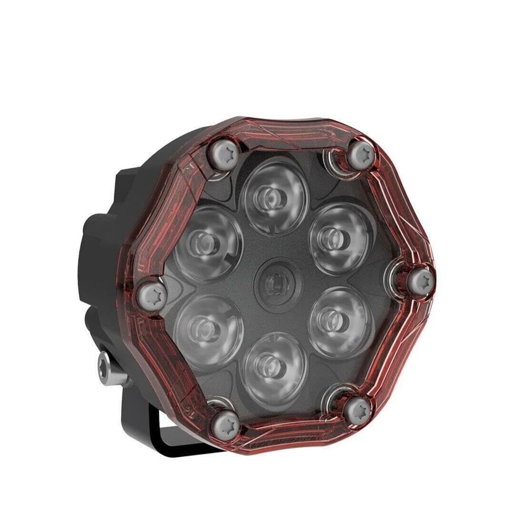 JW SPEAKER Round LED Warning Light, Model Trail 6 Flash