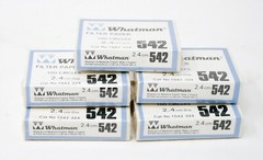 Filter Paper Number 542 Whatman, 24mm 2.4cm 100 per Pack 1542-324