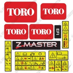 Toro Z-Master Decal Kit Mower – 7 YEAR OUTDOOR 3M VINYL!