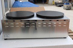 Commercial Crepe Maker 15.7in Natural Gas Nonstick Double Pancake Fruit Machine