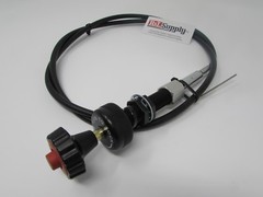 NEW 15FT UNIVERSAL LOCKING VERNIER THROTTLE CABLE EQUIPMENT TRUCK CHIPPER
