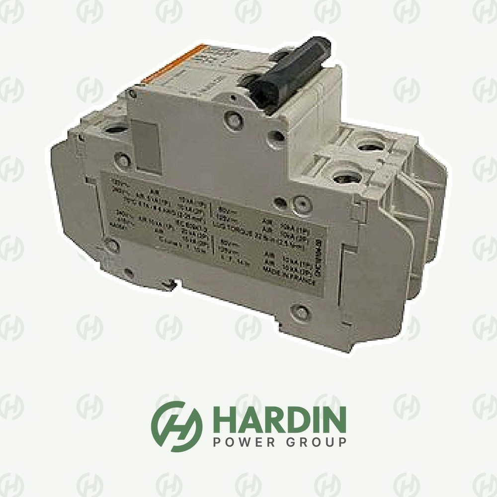 Square D 60154 C60 2A 480V 2-Pole 10kA D Curve Miniature Circuit Breaker New