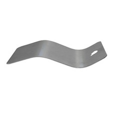 S Curve Blank Aluminum Panels for Paint and Powder Coat – 2 x 3.5 Inch