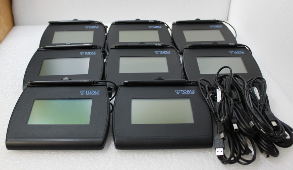 Topaz T-LBK755-BHSB-R Signature Pad Serial/USB Port (Read)