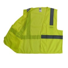 2 Pockets Mesh High Visibility Safety Vest, ANSI/ ISEA 107-2015-(SV2ZGM)