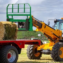 4000lbs Pallet Fork Frame, 46″ Skid Steer Pallet Fork Frame for Loaders Tractors
