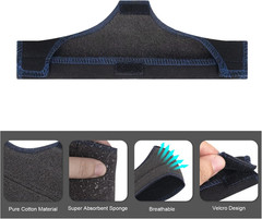 4 Pack Hard Hat Sweatbands – Washable Helmet Liner for Safety Hats, Anti-Sweat &