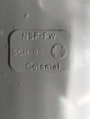 SPEARS 801-040C GF 4″ T TEE SCH80 CPVC SCH 80 ASTM NSF-PW F-439 Socket SLIP NEW!