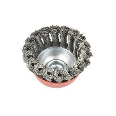 4″ Carbon Steel Cup Wire Brush 40 Pieces for dirt rust paints corrosion remove