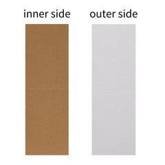 3×4.5 Card Protector Sleeves Cardboard 100 Pack, White Collectible Trading Sp…