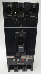 GE TFJ236200 200 AMP 600 VAC 3 Pole Circuit Breaker, Adjustable Trip