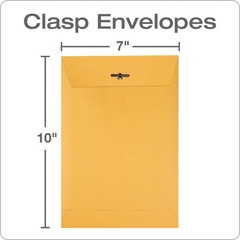 7 x 10 Clasp Envelopes, Clasp and Gummed Closures for Storing or Mailing, 28 …