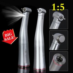 Dental Electric 1:5 increase Contra Angle (LED) Red Ring fit NSK micromotor USPS