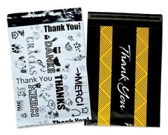Thank you Collection Poly Mailers 10×13″ Combo, Self Seal Shipping Mailing bags