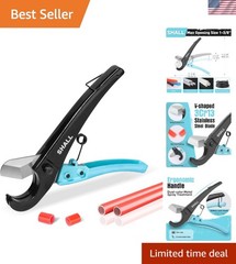 Durable Hand-Powered Tubing Cutter for PEX, PVC, and More – Lightweight Tool