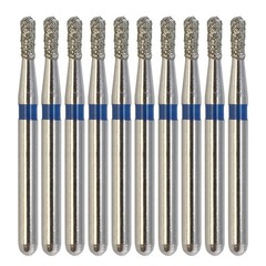 Multi-Use Dental Diamonds Pear FG Burs 830 830L Medium Coarse Grit High Speed