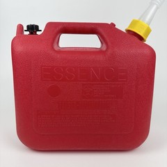 Rare Wedco 2.5 Gallon W220 Red Plastic Gas Can W/ Built-in Sight Glass New Spout