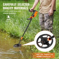 Metal Detector for Kids Professional Gold Detector 6 in IP68 Waterproof