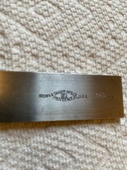 Brown & Sharpe Machinist Square No. 540 3″ Blade x 2″ Base Steel Unmarked