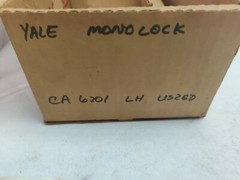 Yale Monolock 6201 CA 26D Satin Chrome Finish Door Knob Lock Dormitory Orb LH