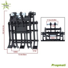 0.8 T -1.5 T Mini Excavator Attachment Grapple Wide Opening Grabber Attachment